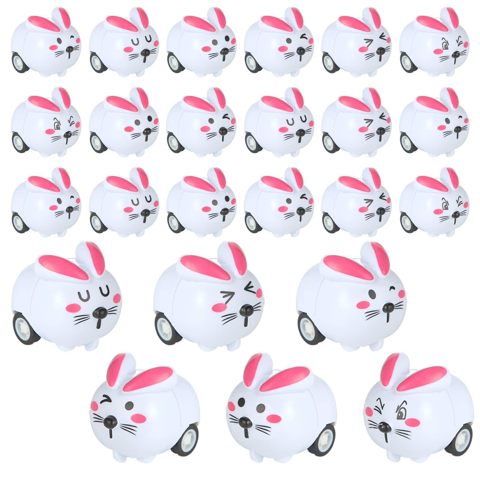 3 otters 24PCS Easter Basket Stuffers for Toddler, Pull Bunny Back Cars for Kids, Easter Basket E... | Amazon (US)