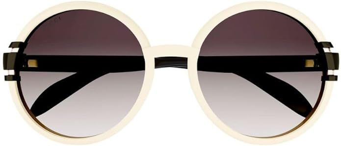 Gucci GG1067S White Black/Brown Grey Shaded 58/20/140 women Sunglasses | Amazon (US)