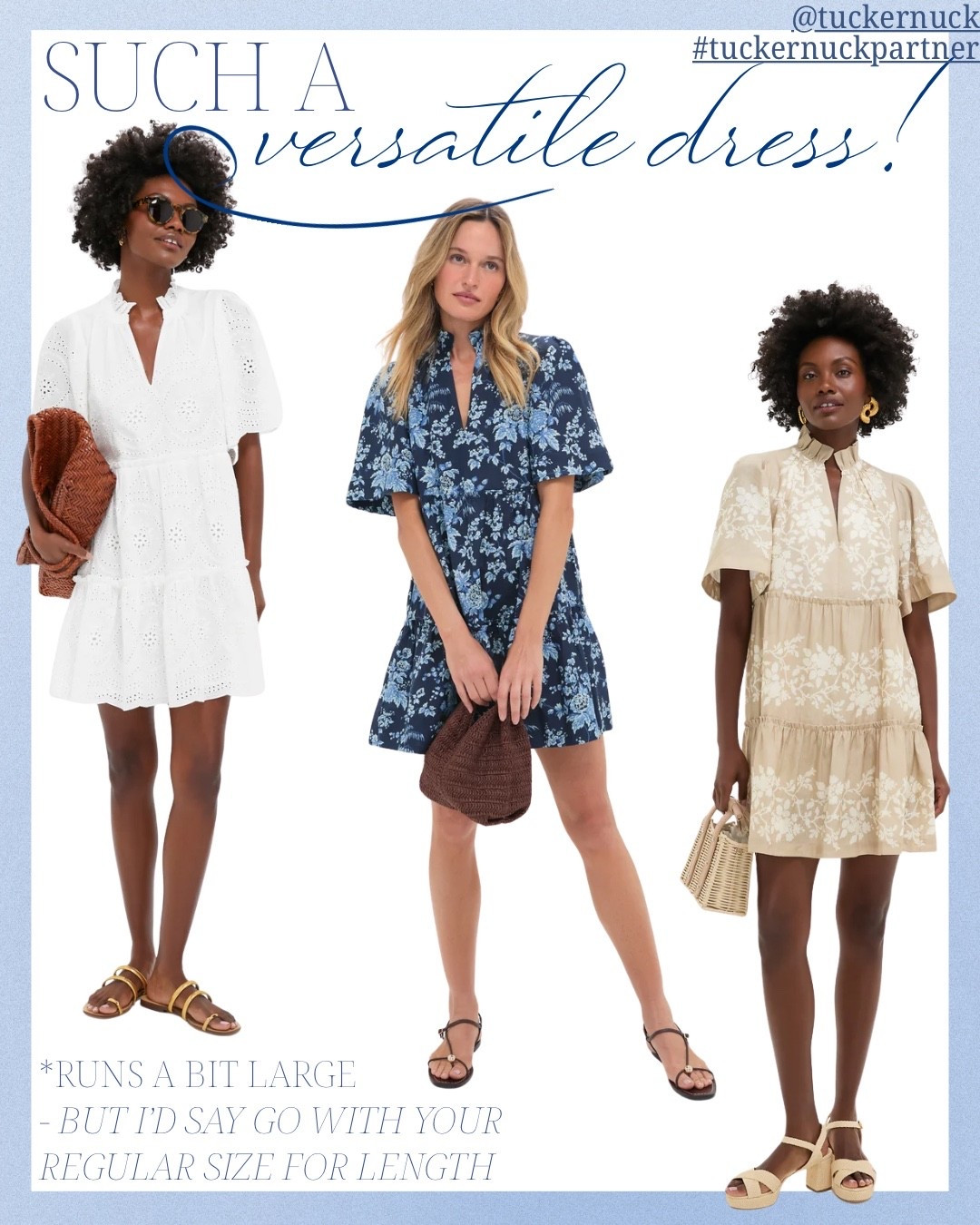 @tuckernuck #tuckernuckpartner The Crawford is just the perfect foolproof dress! Linking some plain versions too.