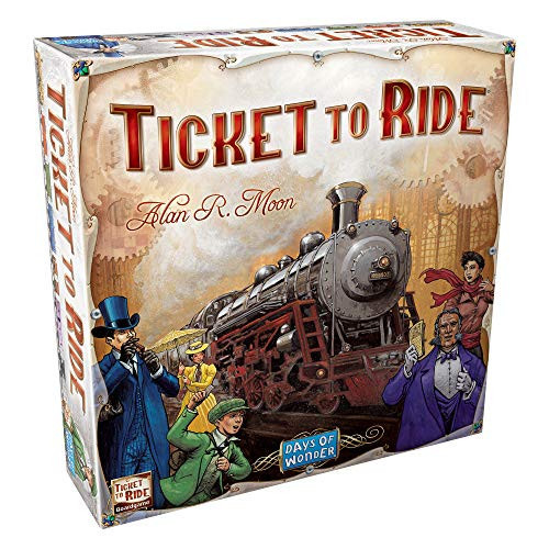 Ticket to Ride Board Game - A Cross-Country Train Adventure for Friends and Family! Strategy Game for Kids & Adults, Ages 8+, 2-5 Players, 30-60 Minute Playtime, Made by Days of Wonder | Amazon (US)