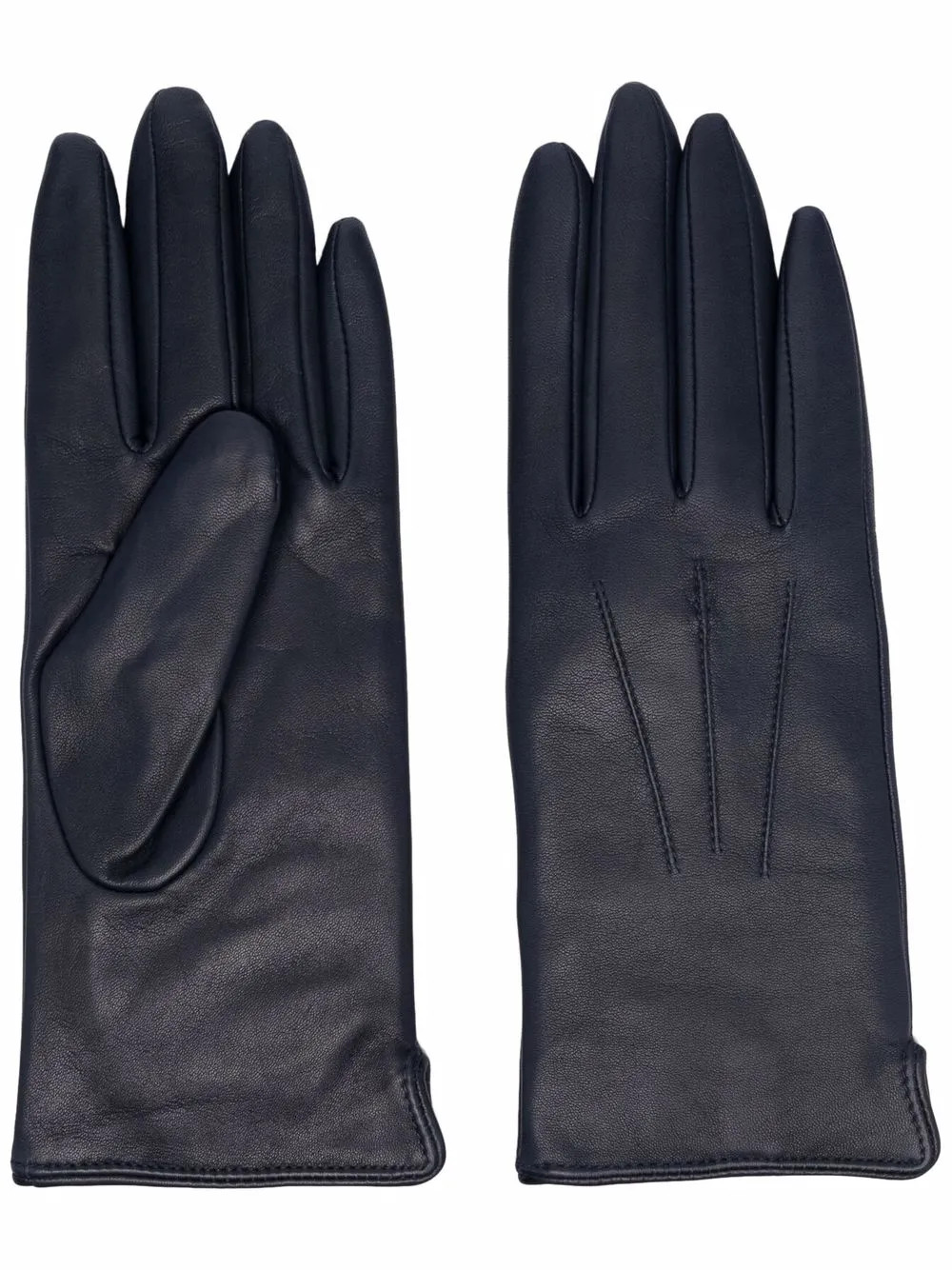 slip-on leather gloves | Farfetch Global