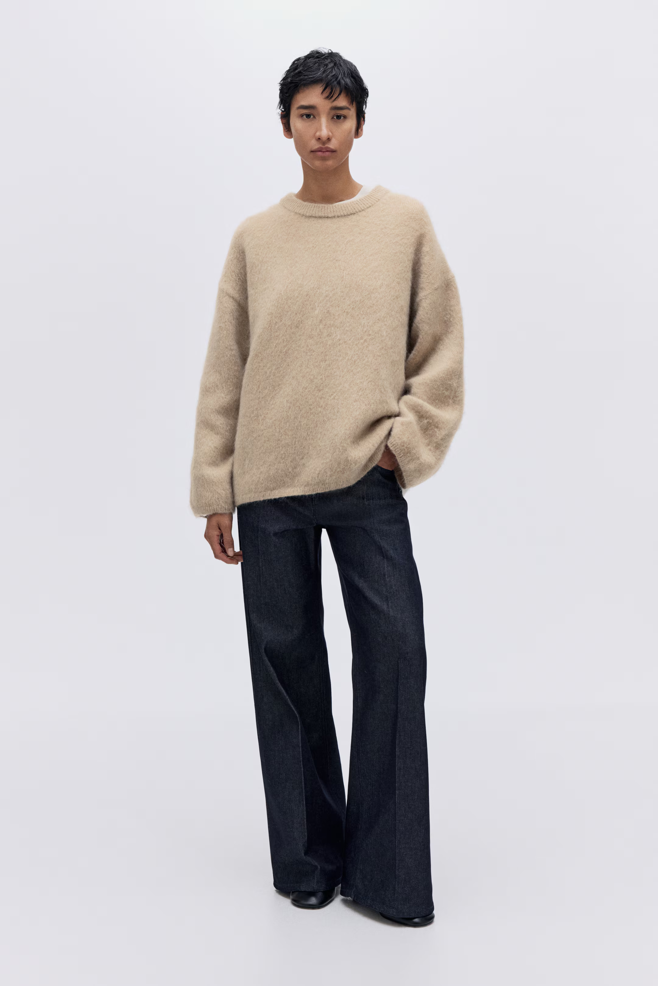 Oversized mohair-blend jumper | H&M (UK, MY, IN, SG, PH, TW, HK)