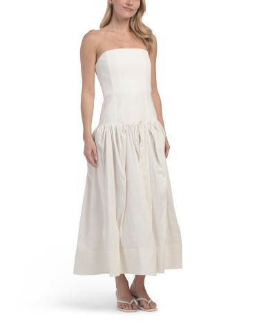 Linen Blend June Dress | TJ Maxx