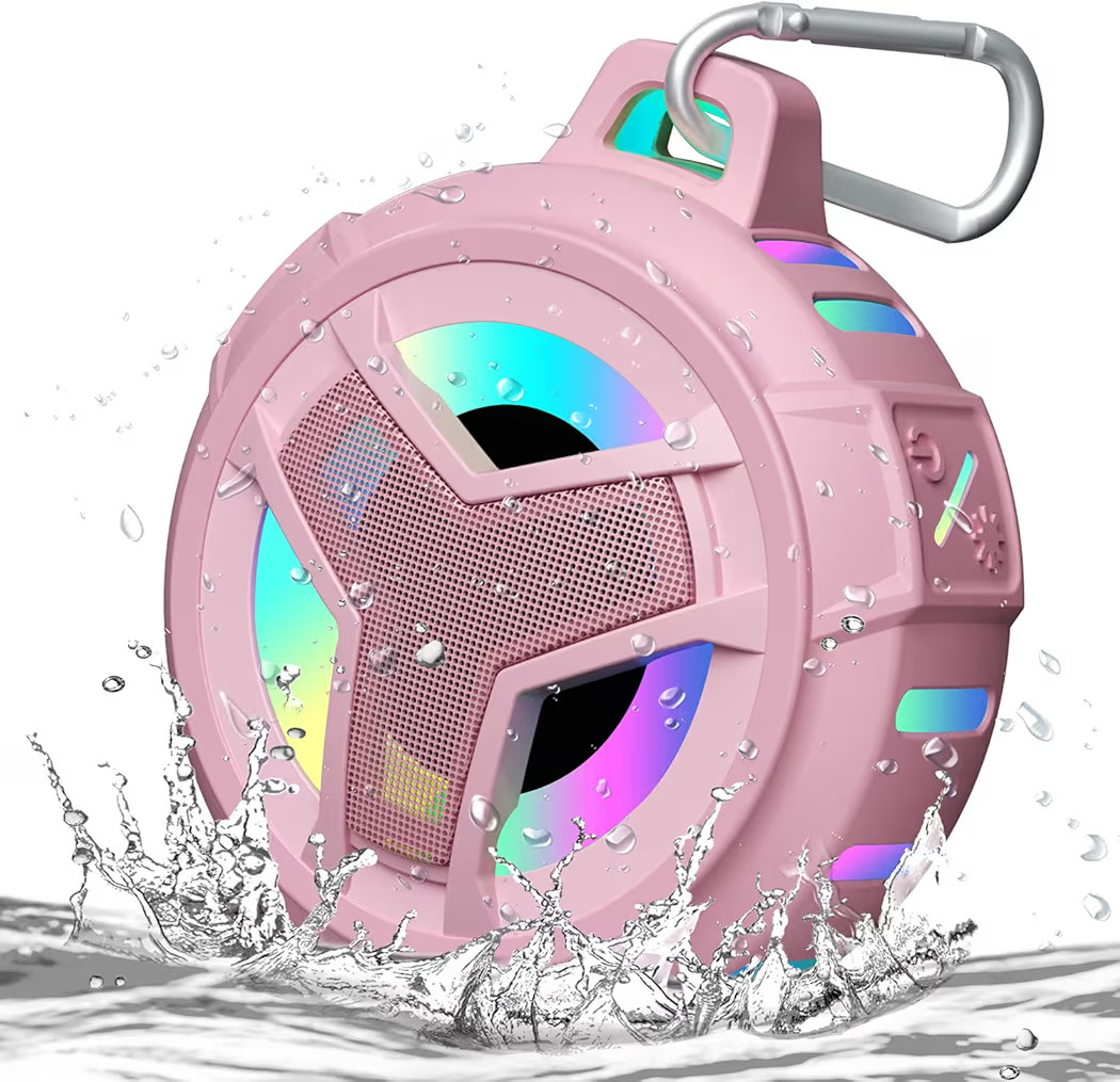 EBODA Bluetooth Shower Speaker, IP67 Waterproof Portable Wireless Small Speakers, Floating, 24H P... | Amazon (US)