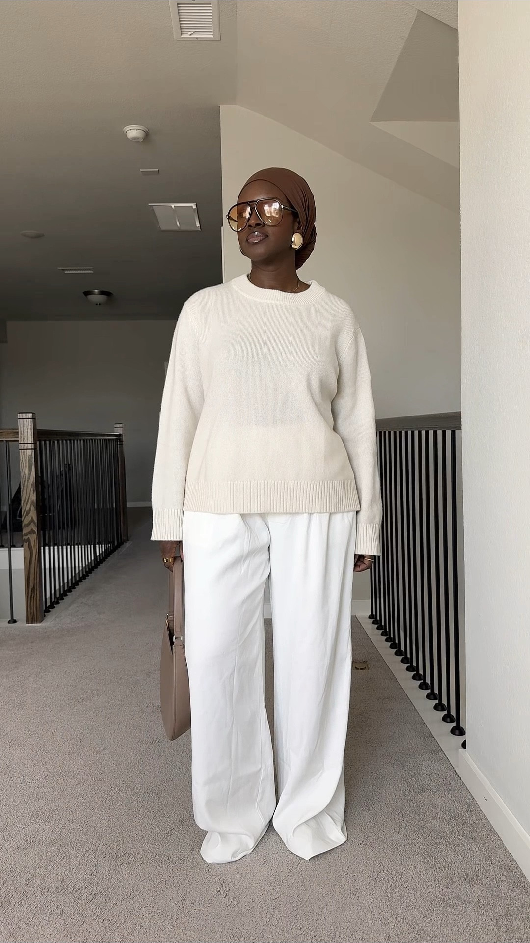 Winter whites that can be transitioned to spring. Put together casual outfit that can be worn out shopping, for brunch etc. I wear the sweater in a size XL. The pants are true to size (I’d say they are a little more of a generous fit actually) #LTKModest

#LTKootd #LTKU #LTKgrwm