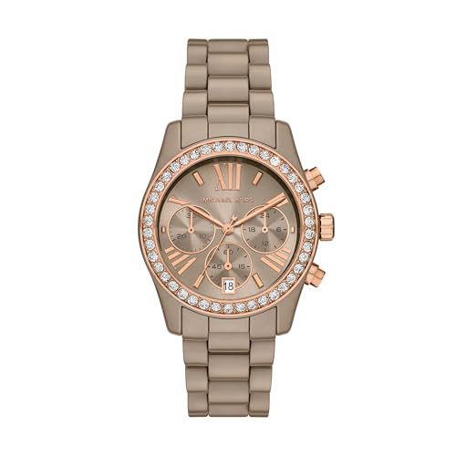 Michael Kors Women's Watch, Lexington Chronograph Nude Ceramic Watch for Women | Amazon (US)