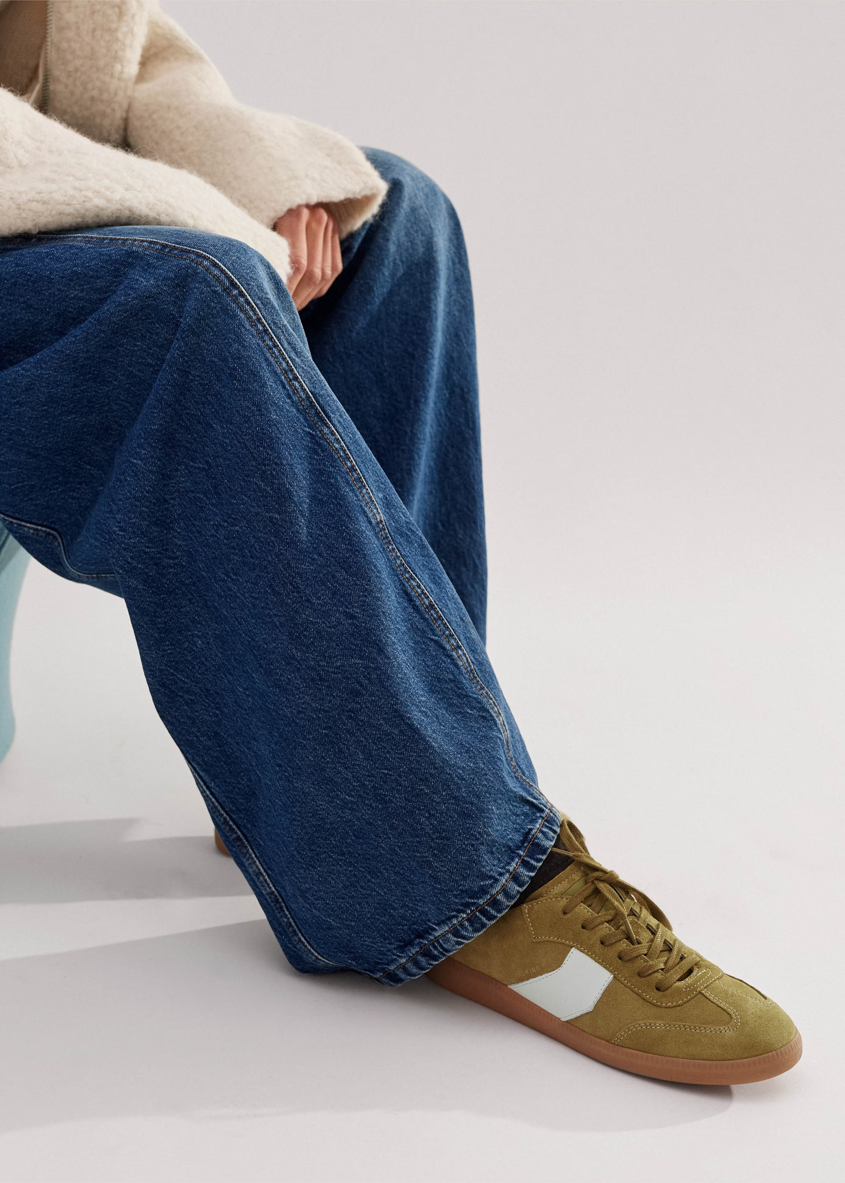 Women's Green Retro Trainer | ME+EM | ME+EM Global (Excluding US)