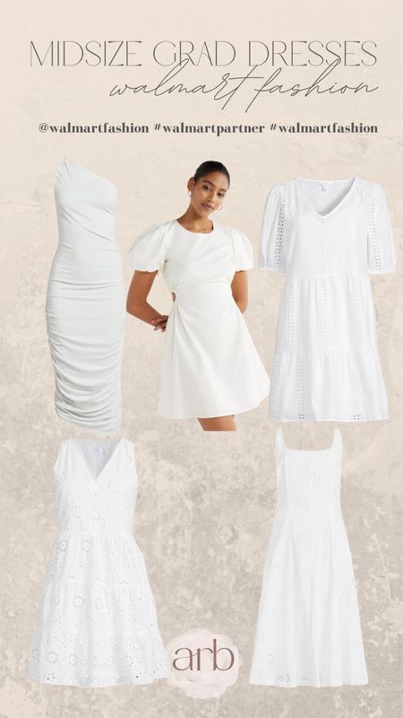 Midsize Grad Dresses from
Walmart | summer white dresses @walmartfashion #walmartpartner #walmartfashion 

#LTKmidsize #LTKfindsunder50 #LTKfindsunder100