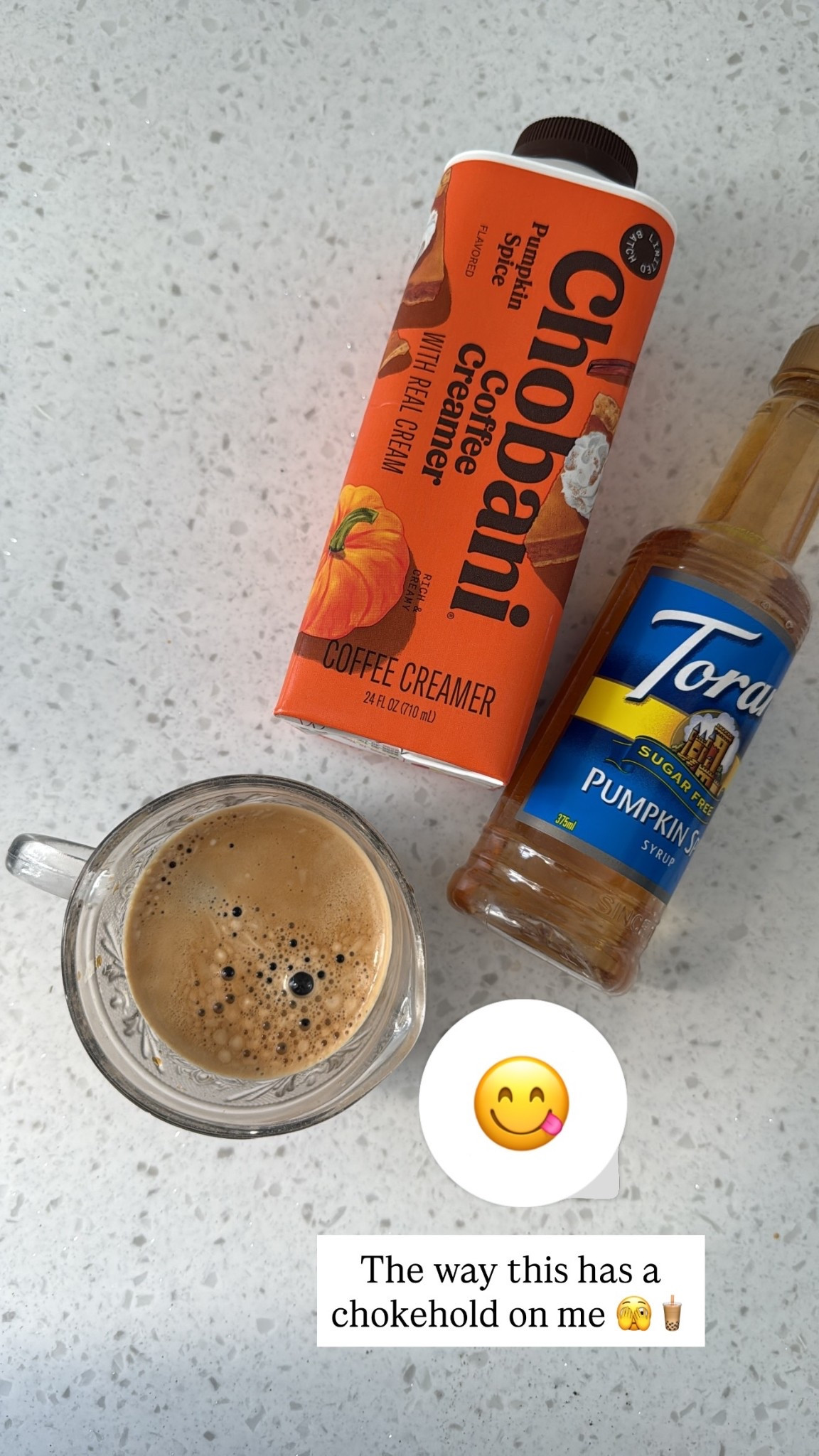 The way this has a chokehold on me 🫣🧋

Chino pumpkin spice creamer, Torani sugar free pumpkin spice syrup, iced latte, fall coffee drinks, fall drinks, pumpkin spice drink, pumpkin spice latte

#LTKFallSale #LTKFindsUnder50 #LTKSeasonal