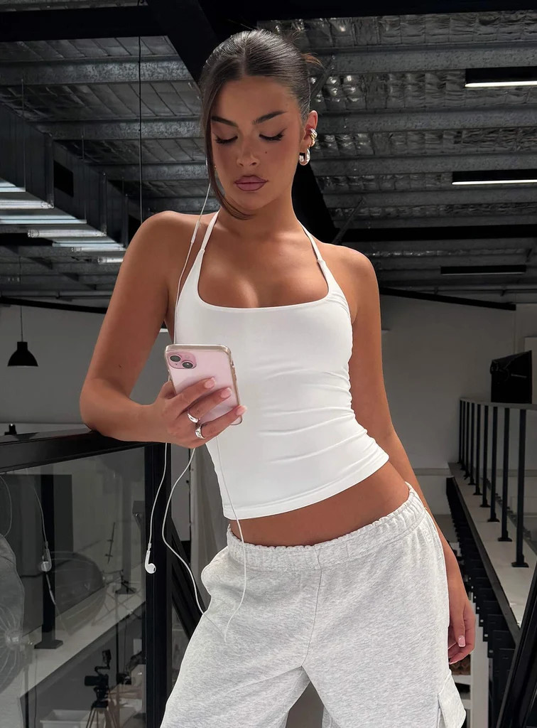 Ezekiel Nylon Top White | Princess Polly US