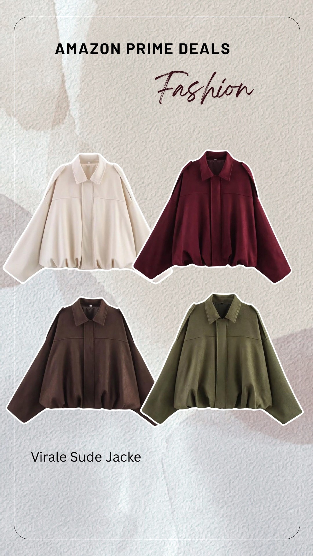 Virale Sude Jacke 

#LTKxAmazon #LTKeurope #LTKFashionMonth