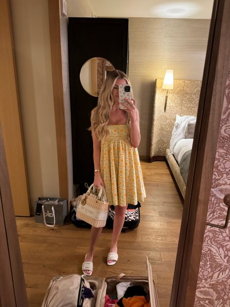 I got so many compliments on the dress I wore last night! perfect for spring and summer. can be dressed up with heels or dressed down with sandals or sneakers (runs BIG! wearing size XXS and i’m usually a small) 

spring dress, summer dress, babydoll dress, sundress, anthropologie, vacation dress, beach dress 

#LTKSeasonal