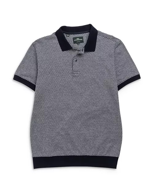 Leeson Cotton Geo Sports Fit Polo Shirt | Bloomingdale's (US)