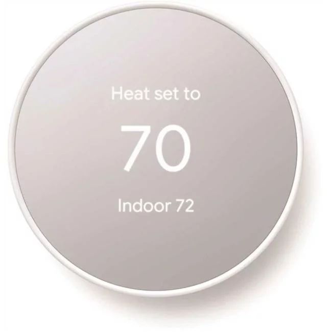 Google Nest Thermostat- Snow | Walmart (US)
