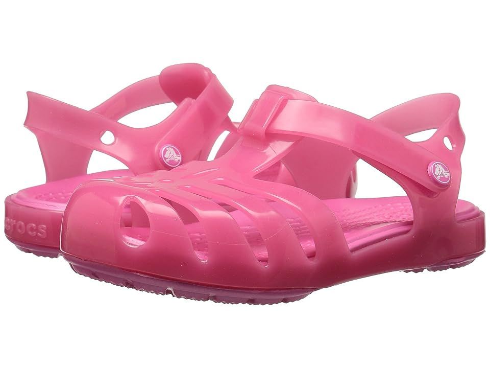 Crocs Kids Isabella Sandal PS (Toddler/Little Kid) (Paradise Pink) Girls Shoes | Zappos