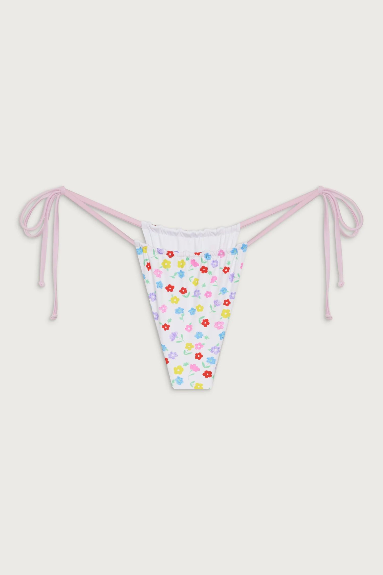 Tia Floral Skimpy Bikini Bottom | Frankies Bikinis