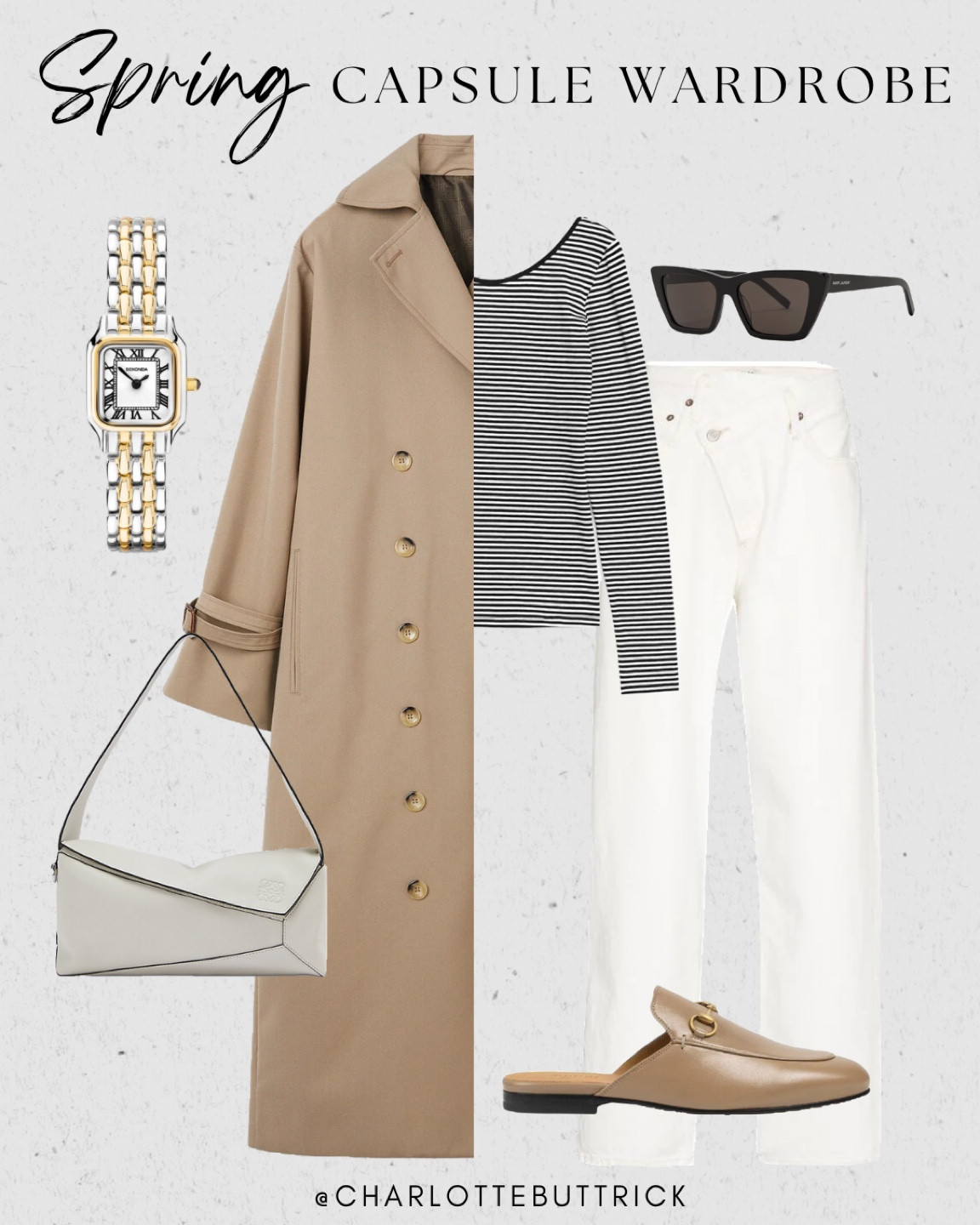 Capsule wardrobe spring outfit styling - classic trench coat, jeans and loafers outfit!

Get 10% off my Toteme trench coat and Agolde jeans on Farfetch with code - FFCB10 - valid 02/4/23 for 30 days on new accounts (ad)

Great for workwear and the weekend. 

#farfetch #trenchcoat #spring #capsulewardrobe #minimalstyle 

#LTKSeasonal #LTKworkwear #LTKshoecrush