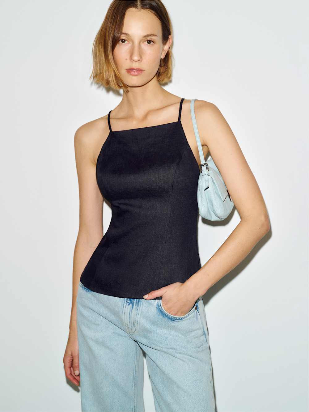 Finley Linen Top | Reformation (Global)