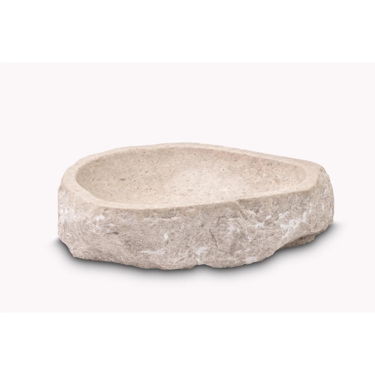 Natural Stone Vessel Bathroom Sink Rustic Ojinaga Marble GA067 | Wayfair North America