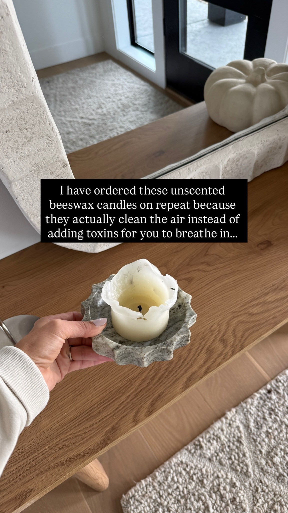 The unscented piece, wax candles. I always order on Amazon.

#LTKmomlife #LTKOver40 #LTKHome