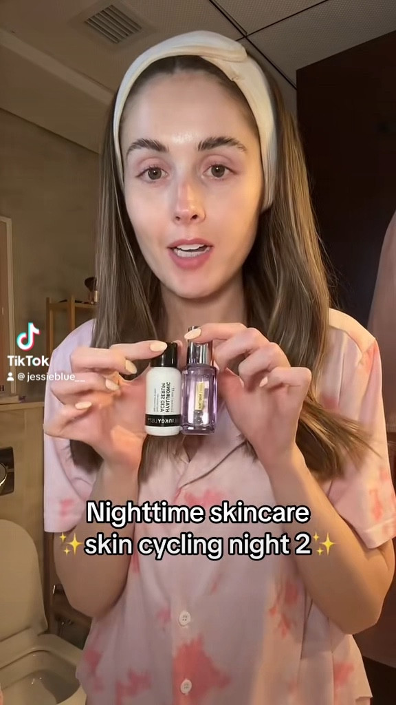 Night skincare: skin cycling hydration