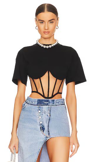 Angelo Top in Black | Revolve Clothing (Global)