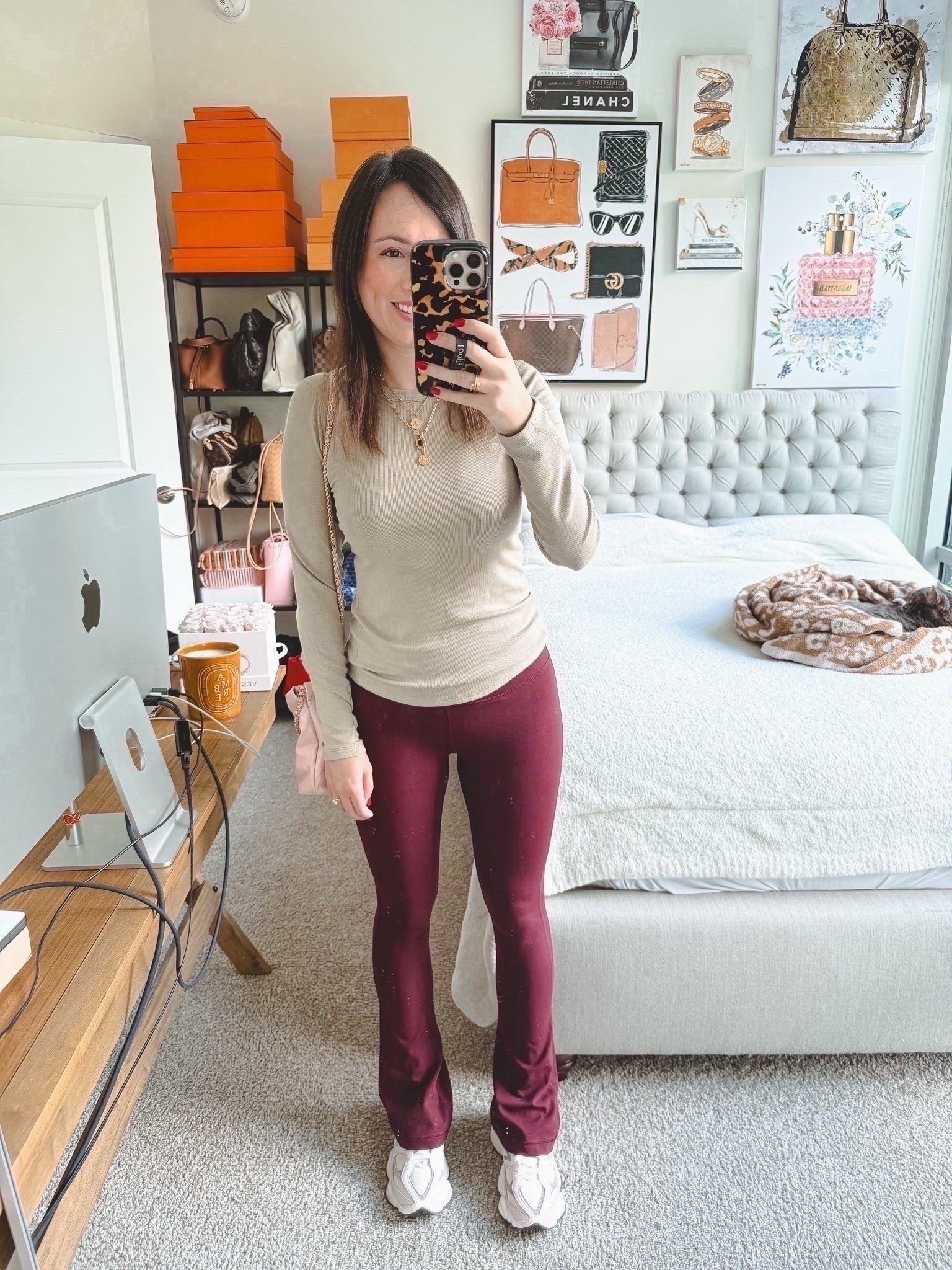 Lululemon hold tight tee in sheer oak (6) with align flares in garnet (4)



#LTKFindsUnder100 #LTKootd #LTKSeasonal