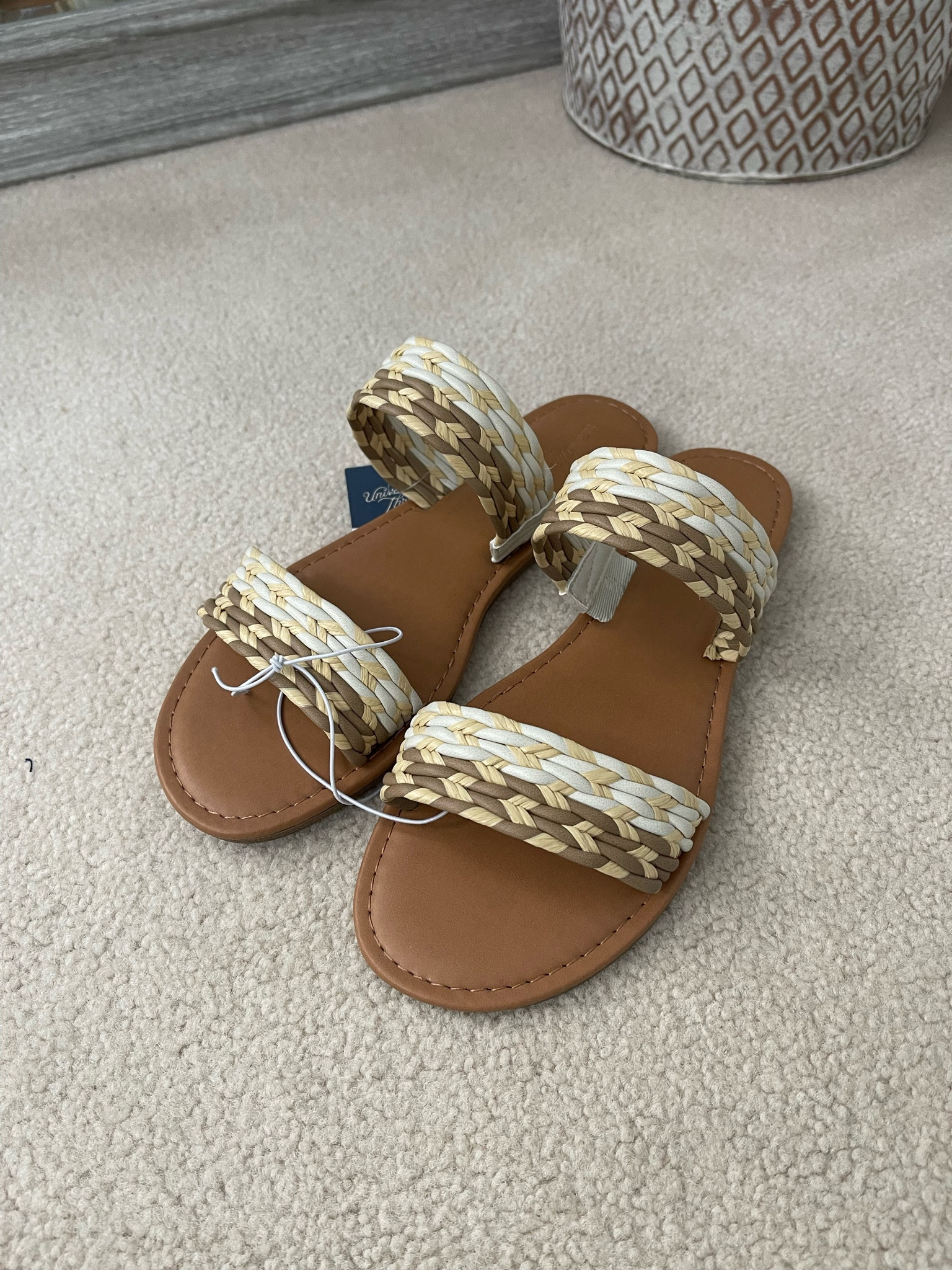 Love the mixed neutral colors in these flat slides from Target.

#LTKSeasonal #LTKover40 #LTKshoecrush