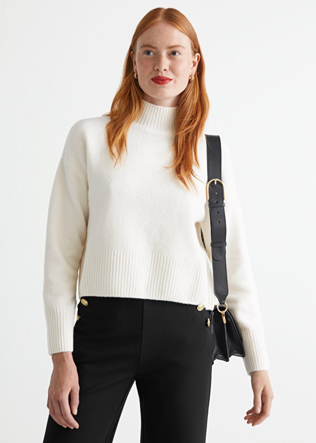 Cropped Mock Neck Sweater | & Other Stories (EU + UK)