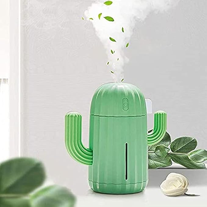 Mini Humidifier Single Room Humidifiers with Night Light Portable Cactus Air humidifier for for Y... | Amazon (US)