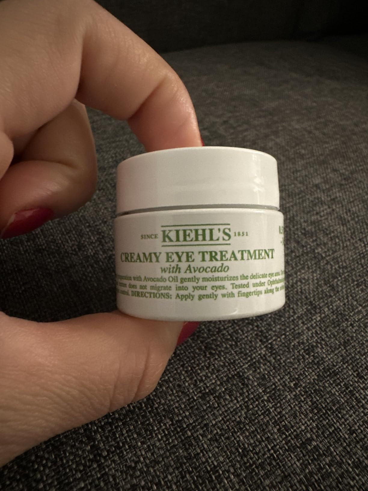 Kiehl's Avocado Eye Treatment, Nourishing and Hydrating Eye Cream, Avocado Oil and Caffeine to En... | Amazon (US)