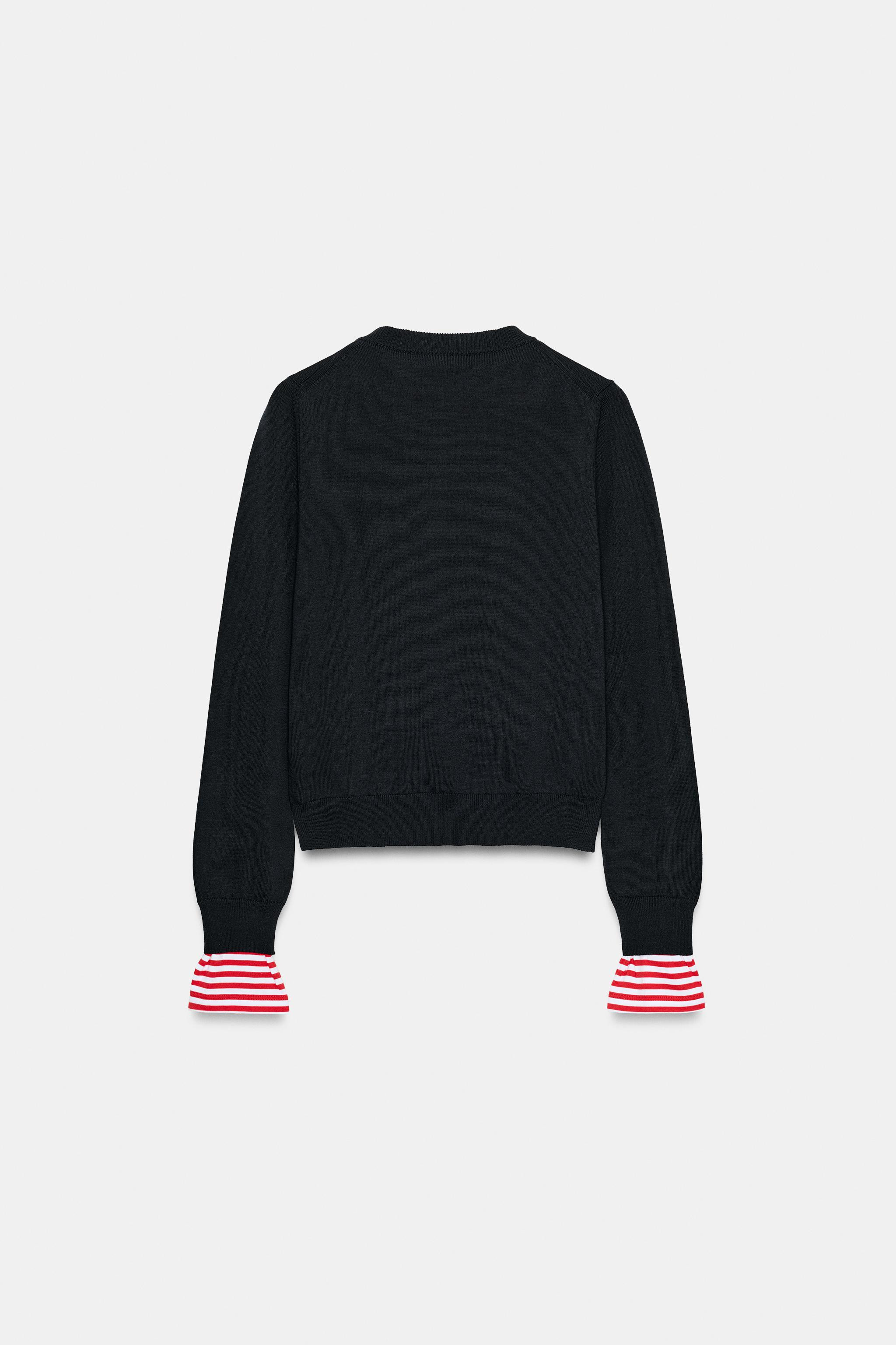 COMBINATION STRIPED KNIT JUMPER | Zara US