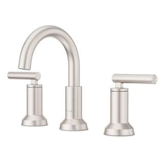 Pfister Capistrano 2-Handle 8" Widespread Bathroom Faucet Spot Defense Brushed Nickel LF-049... | The Home Depot