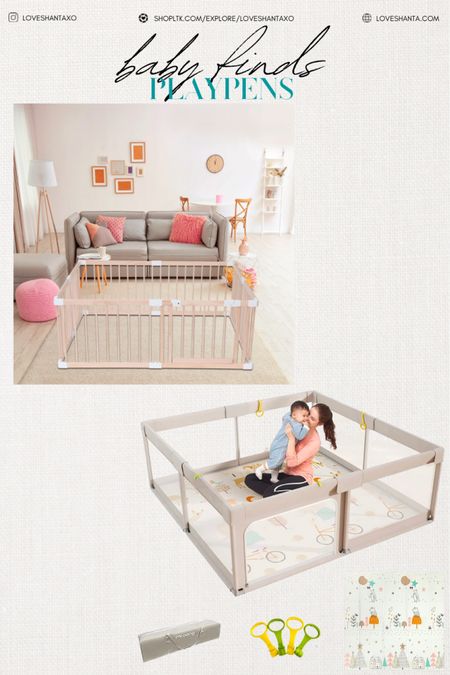 Play pens for baby. Wooden playpen. Amazon baby. Walmart baby. Playroom. Toddler play. Neutral baby finds.

#LTKSale #LTKhome #LTKfamily