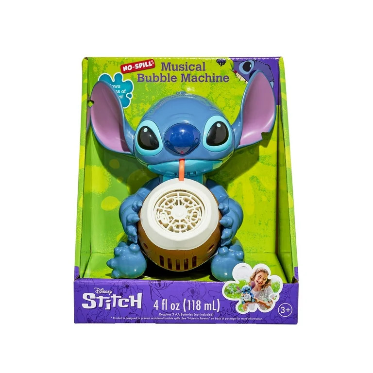 Little Kids Inc. Disney Stitch Musical Bubble Machine, Ages 3 and up | Walmart (US)