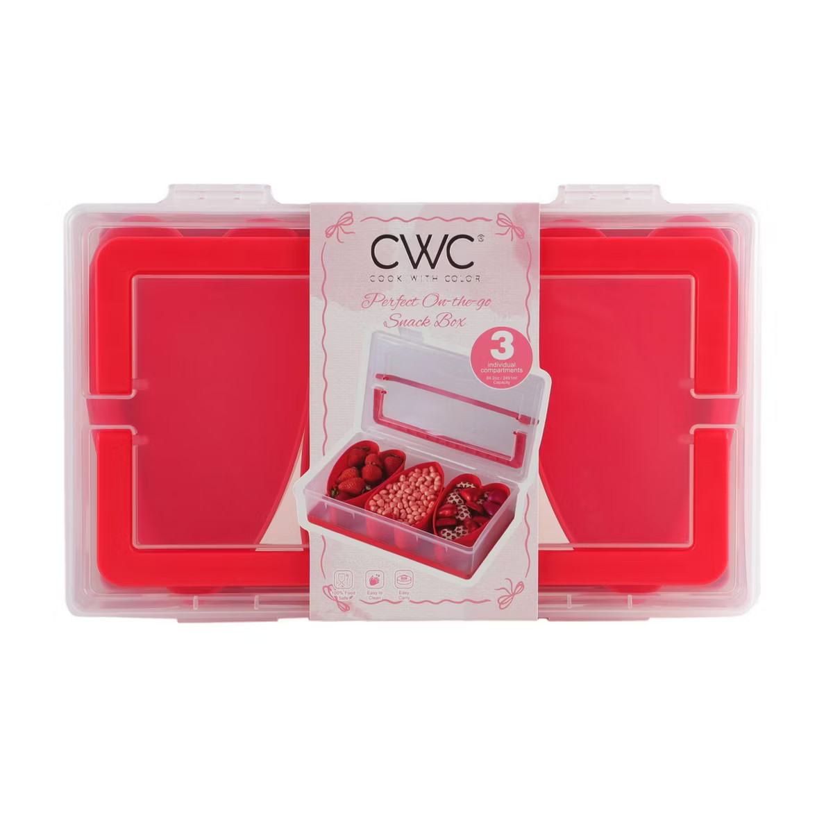 Cook With Color Sentiment Snack Box Food Storage Container | Target