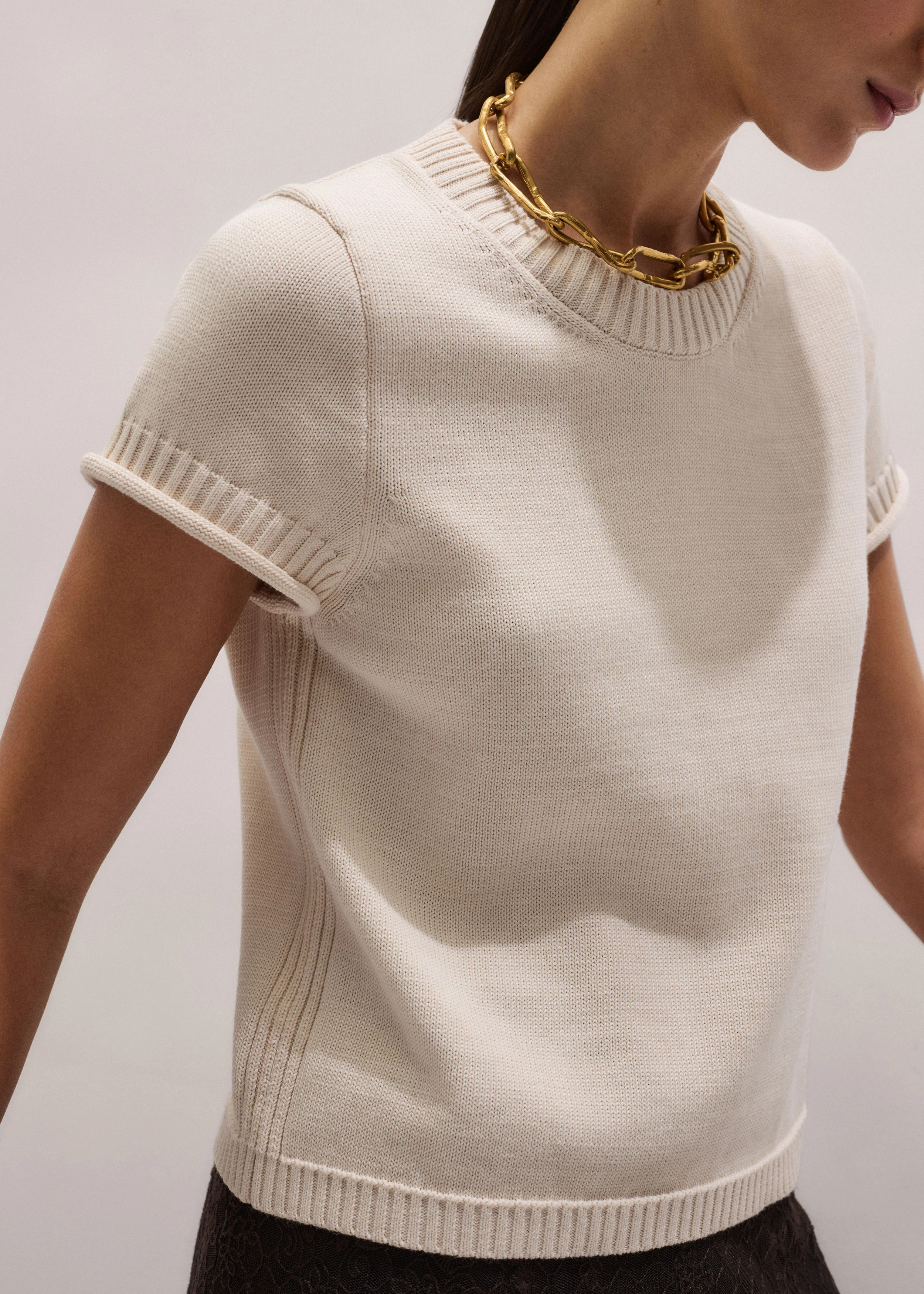 Baby Tee Light Cotton Knit | ME+EM US