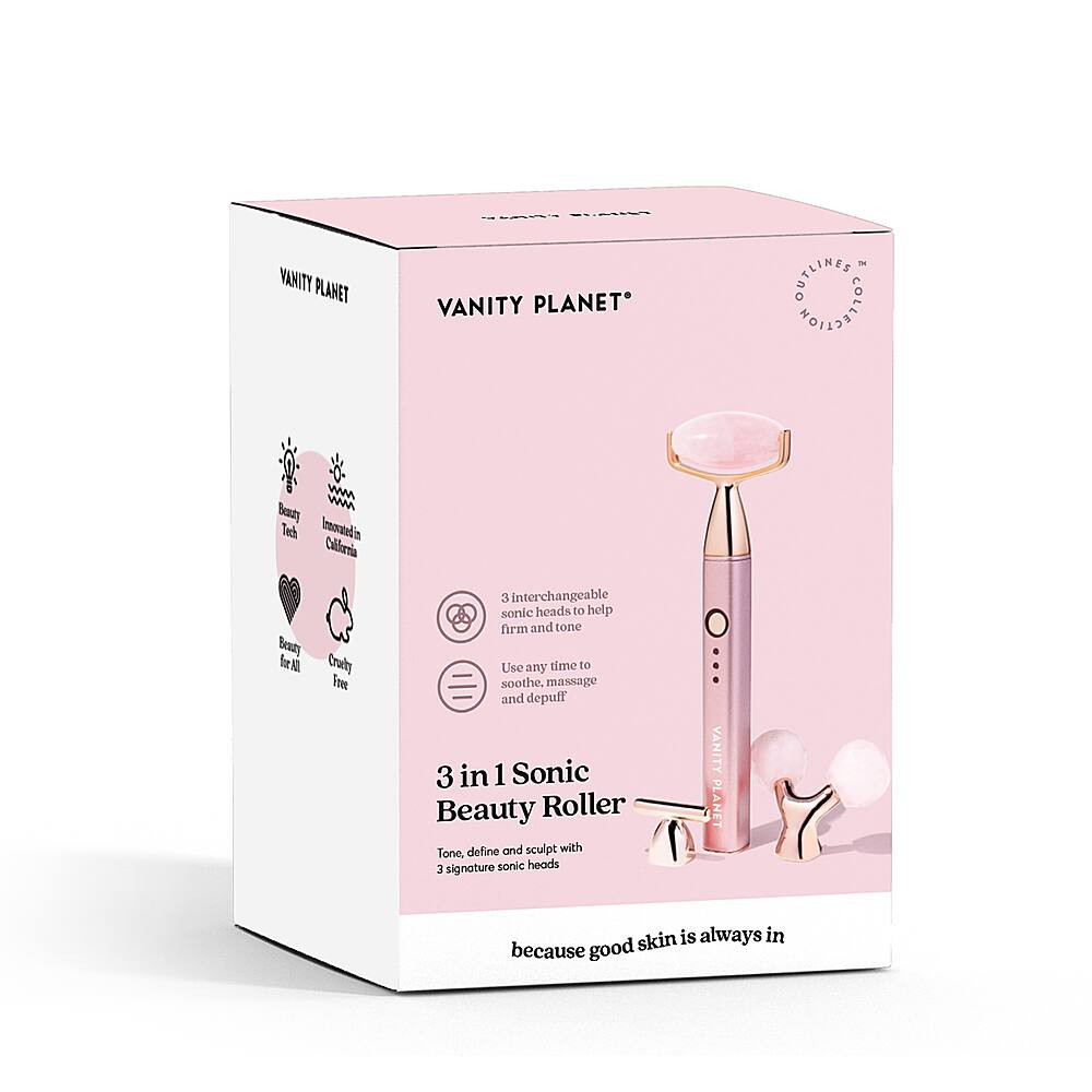 Vanity Planet 3 in 1 Sonic Beauty Roller Pink VNT27024 - Best Buy | Best Buy U.S.