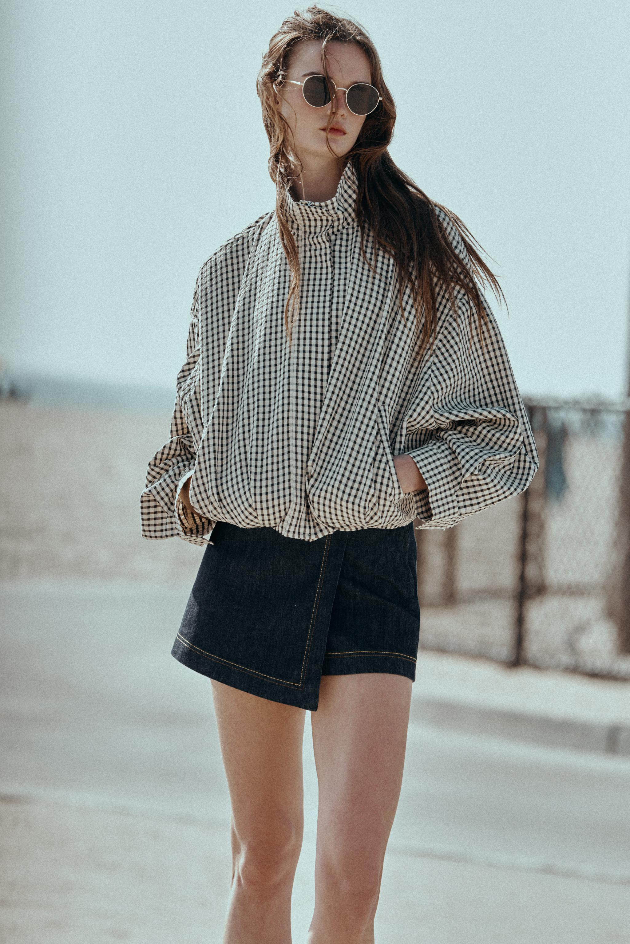 CHECK BOMBER JACKET | Zara FR