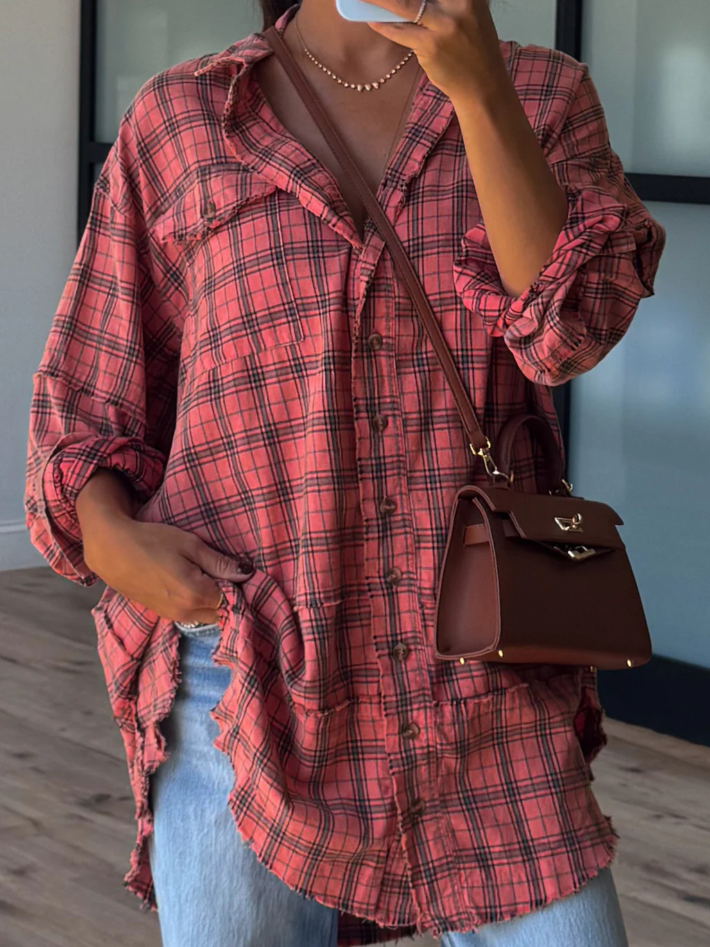 Stone Cliff Plaid Tunic | Clay | +Plus Available | RESTOCK | Shop Talulah