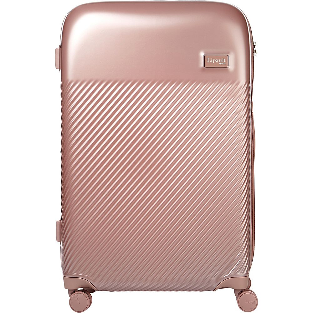 Lipault Paris Dazzling Plume 28"" Expandable Hardside Spinner Checked Luggage Pearl Pink - Lipault Paris Hardside Checked | eBags