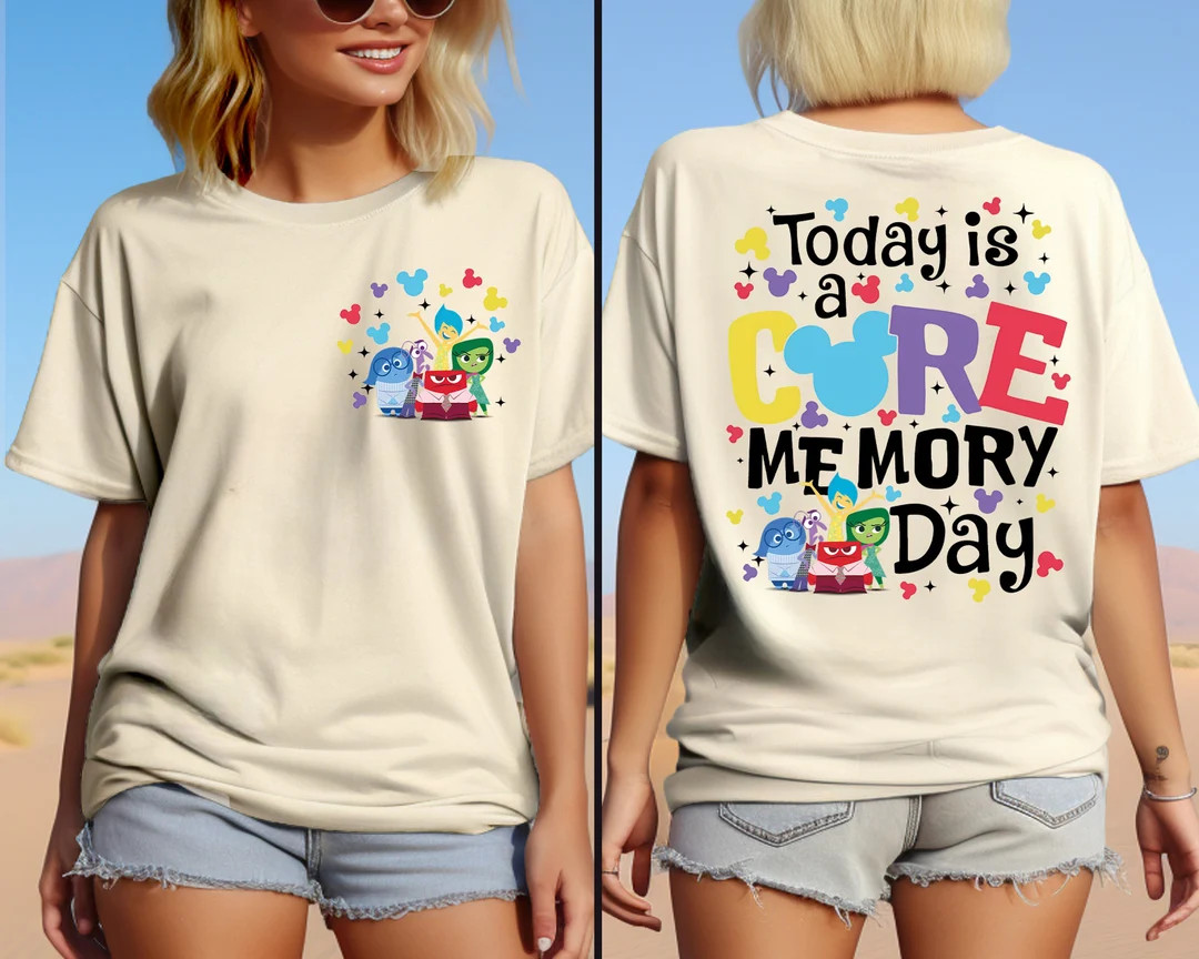 Today is A Core Memory Day Shirt, Inside Out Friends Tee, Family Inspired Trip Tee, Mickey Ear Sh... | Etsy (US)