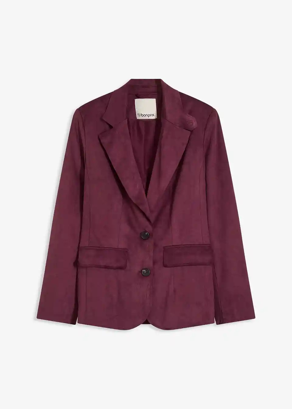 Velourslederimitat-Blazer | Bonprix DE