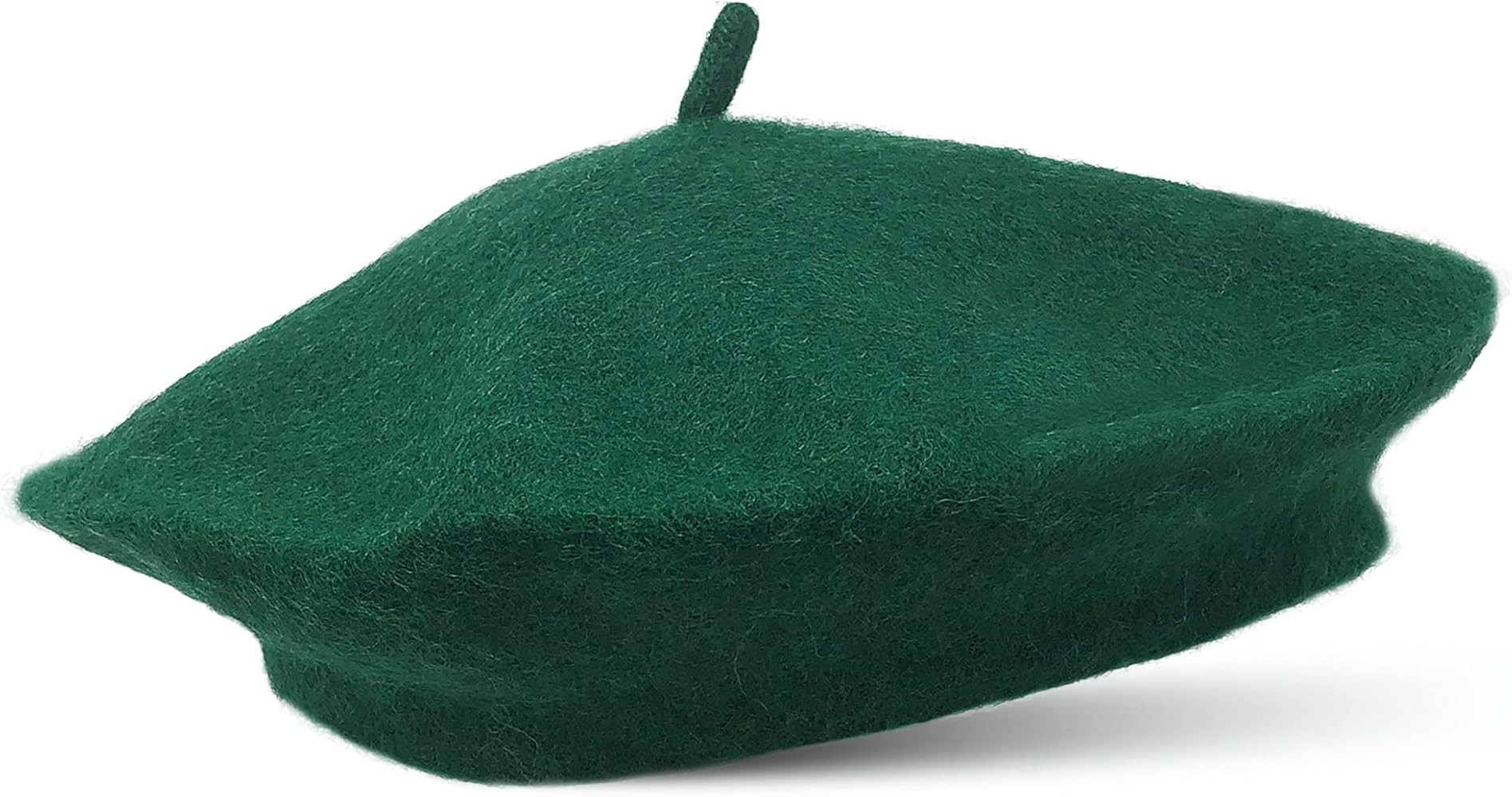 CHAPEAU TRIBE Classic Stretchable Wool French Beret (Green) | Amazon (US)