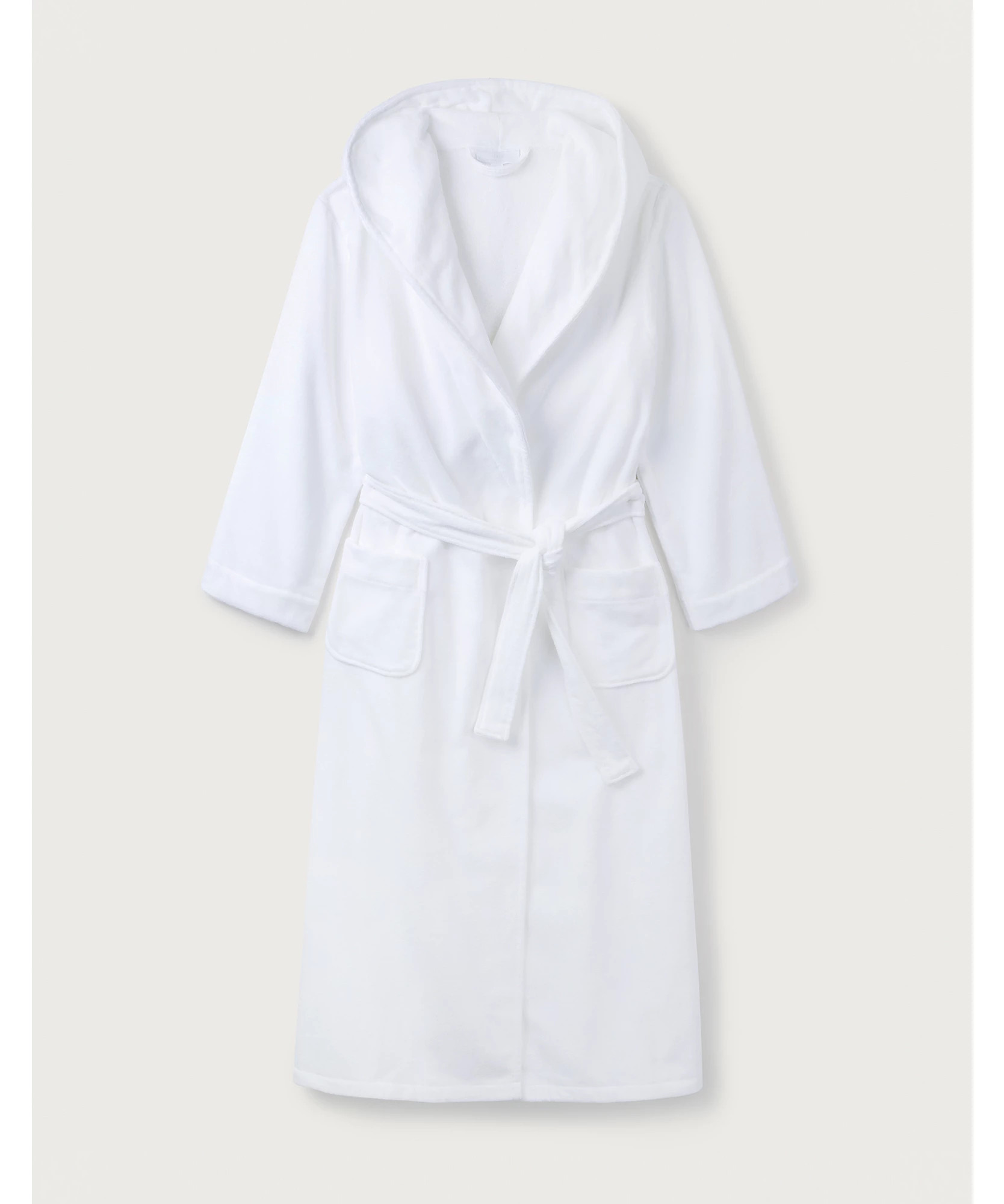 Hooded Velour Robe | The White Company (UK)