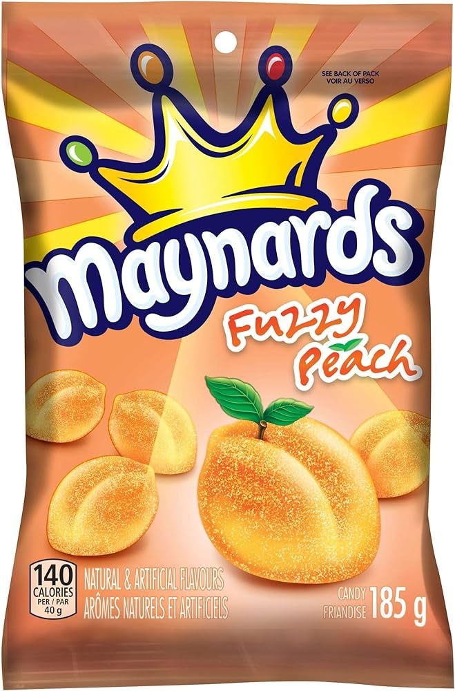 Maynards Fuzzy Peach Candy, 185 Grams | Amazon (CA)