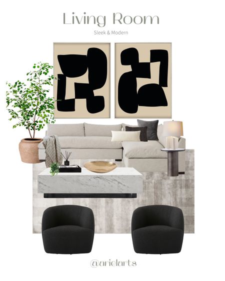 Sleek & modern living room! 

#LTKhome #LTKfamily #LTKstyletip
