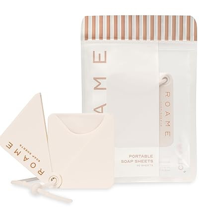 ROAME Portable Soap Sheets – Ultra-Thin Soap for Hand Moisture & Hygiene – Water-Activated, C... | Amazon (US)