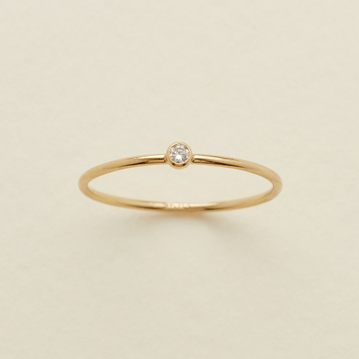April Birthstone Ring | Made by Mary (US)