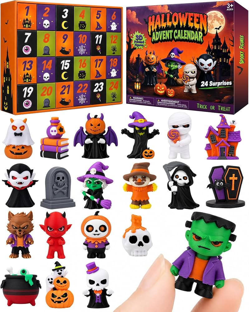 Halloween Advent Calendar 2026 3D Printed Toys Gifts for Boys Girls | Amazon (US)